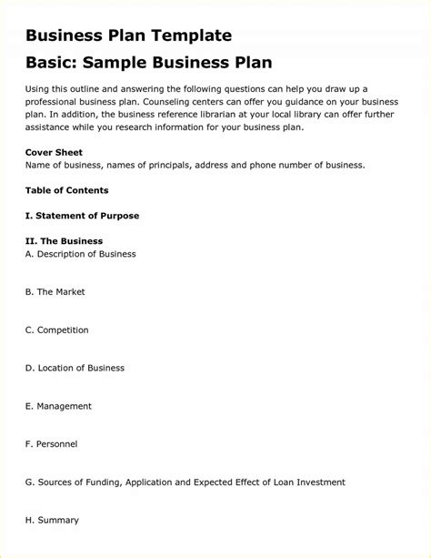 Get 24 Download Done Student Template Business Plan Examples For