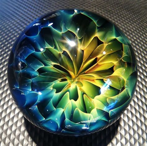 Handmade Marble By Jason Holley Borosilicate Boro Art Mib Glass