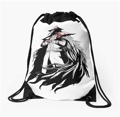 Bloodborne Eileen The Crow Drawing Drawstring Bag By Coloring Home