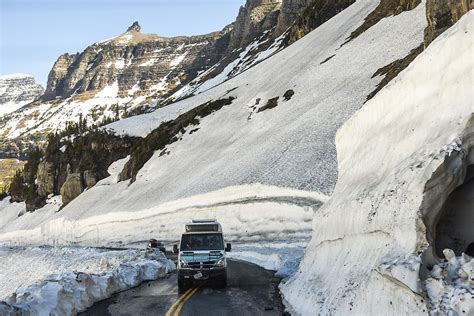 Photos Going To The Sun Road Snow Plowing In Glacier National Park