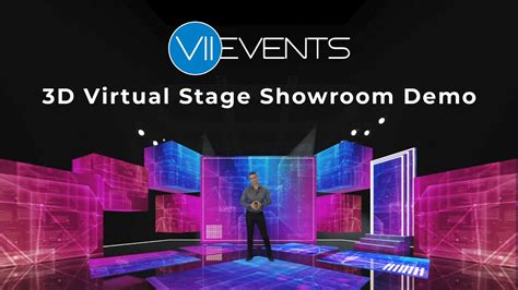 3d Virtual Stage Showroom Demo By Vii Events Youtube