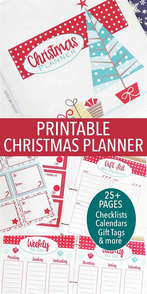 The Printable Christmas Planner For Your Perfect Christmas Sunny Day
