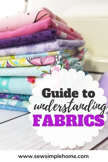 Guide To Understanding Different Fabrics Sew Simple Home