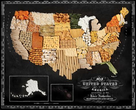 11 World Maps Made Entirely Out Of The Food Each Place Is Known For