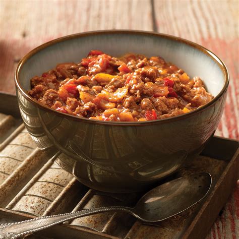 Bring to a boil, lower the heat to a steady simmer. Frozen chili offering the authentic taste of America.