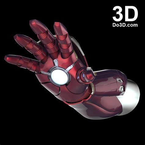 I based the arc reactor's #design on #google photos. 3D Printable Iron Man Mark XLVI (Model: MK 46) from Captain America Civil War Gauntlet / Hand ...