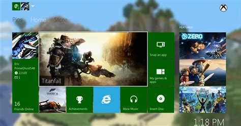 Xbox One To Get Custom Backgrounds Themes And Screenshot