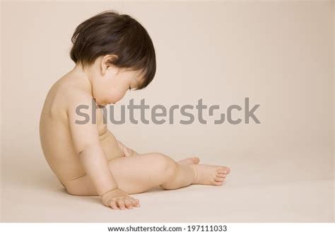 Image Naked Baby Sitting Stock Photo Shutterstock