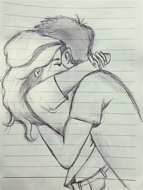 Pin By Ay On Drawing Pencil Drawings Easy Cute Couple Drawings Girl