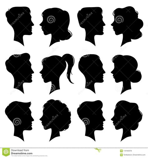 Female Silhouette Stock Illustrations 128687 Female Silhouette Stock