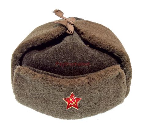 Ushanka Ww2 Hat Military Winter Soviet Soldier Russian Army Ussr Man