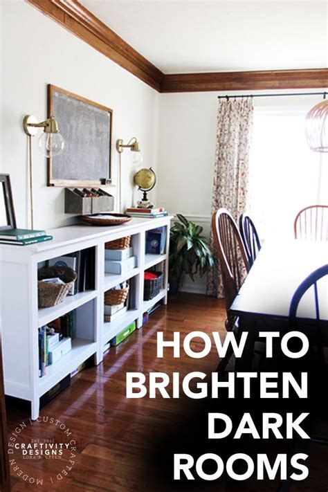 How To Brighten A Dark Room Affordably Dark Living Room Decor
