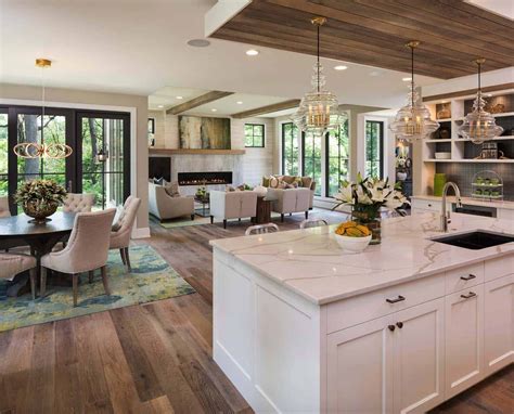 25 Absolutely Gorgeous Transitional Style Kitchen Ideas Open Concept
