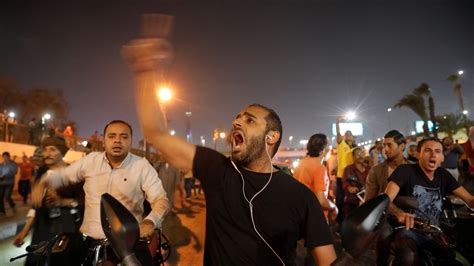 Rare Protests Against Egypts Leader Erupt In Cairo And Elsewhere The