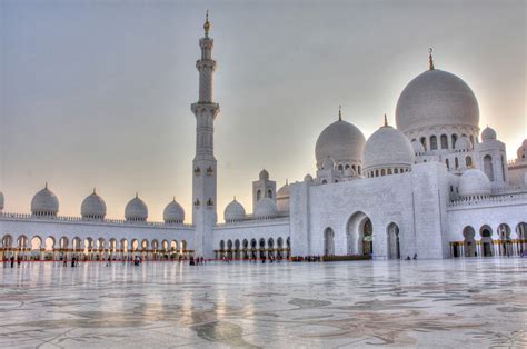 Travel Trip Journey Grand Courtyard Of The Sheikh Zayed