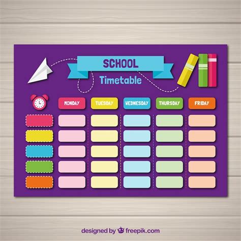 Daily Schedule Vectors Photos And Psd Files Free Download