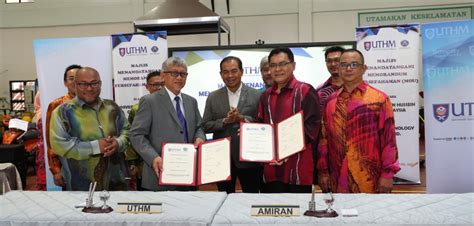 24, jalan kerambit 5, bandar baru sungai udang, 76300, sungai. UTHM dan Amiran Technology Sdn. Bhd. jalin kerjasama dalam ...