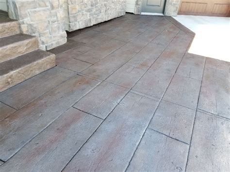 Stamped Concrete That Looks Like Wood House For Rent