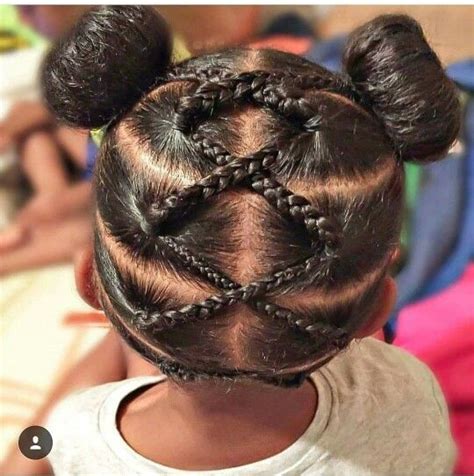 Following are the 15 cutest & most lovely little black girl ponytail hairstyles that will be huge in this year. Criss Cross | Hair styles, Cute hairstyles for kids