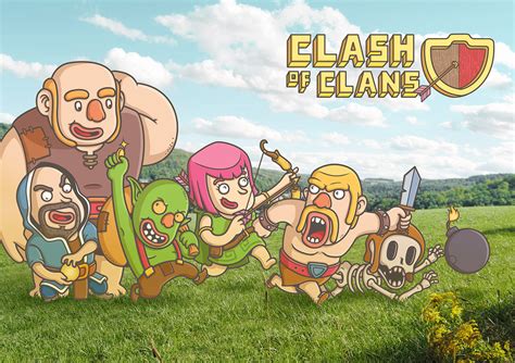 Clash of clans is a fun and dynamic game that allows players to build villages, as well as attack the villages of other players. Clash of Clans on Behance