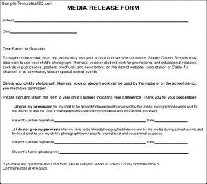 social media release form template business