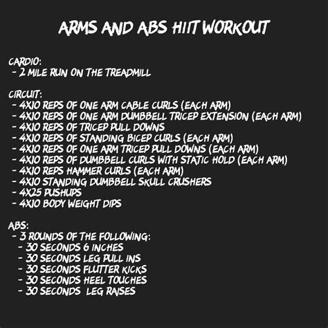 Arms And Abs Hiit Workout Top Tier Fitness Clt