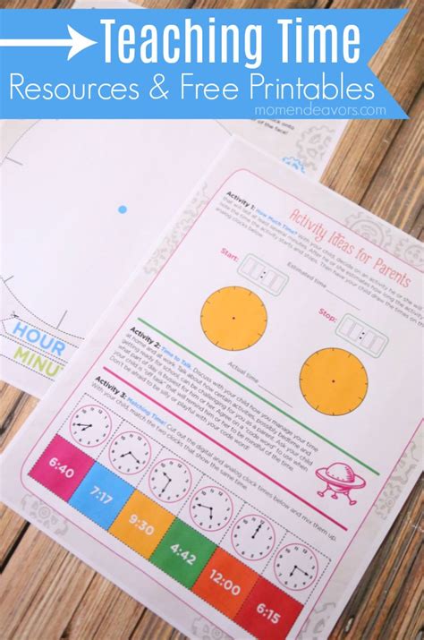 Teaching Time Free Resources And Printables