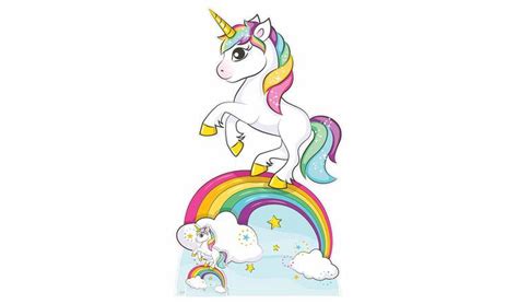 buy star cutouts rainbow unicorn cardboard cutout cardboard cutouts