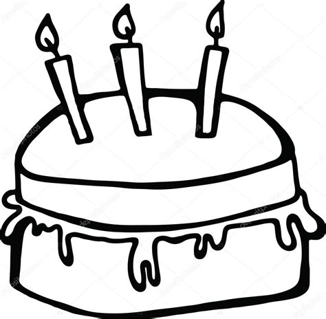 See more ideas about cake, birthday cake, birthday. Birthday Cake Line Drawing at GetDrawings | Free download
