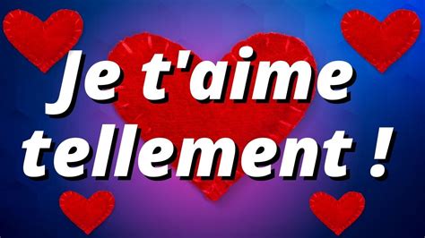 ️je Taime Tellement ️message Damour Pour La Femme Que Jaime Youtube