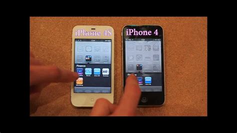Apple Iphone 4s Vs Iphone 4 Im Speed Test Geschwindigkeitsvergleich