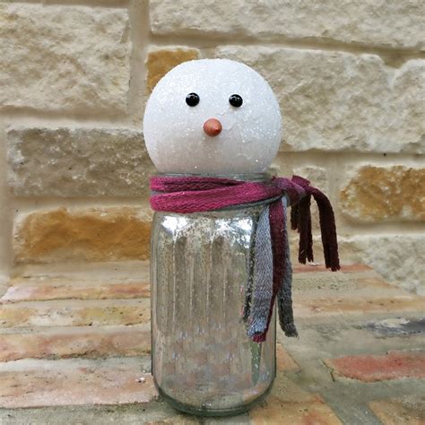 Make A Snowman Mason Jar T Morenas Corner