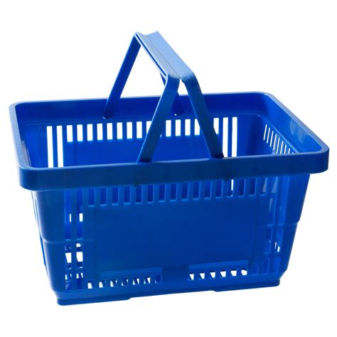 Regency Blue 16 34 X 11 1316 Plastic Grocery Market Shopping Basket