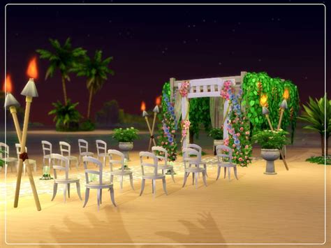 The Sims Resource Beach Wedding