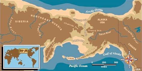 Map Of Inferred Sea Level During The Last Glacial Maximum Us