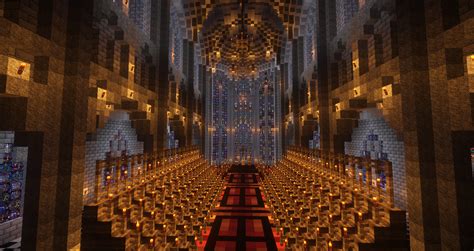 Minecraft Cathedral Interior