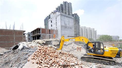 Negligence Use Of Poor Quality Material Led To Greater Noida Buildings