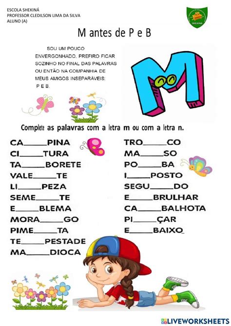 M Antes De P E B Palavras