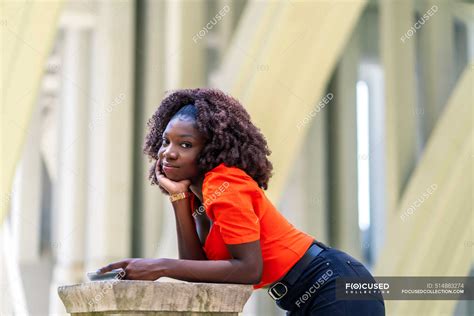 Beautiful Photograph Of A Young African Woman Posing To Be Photographed