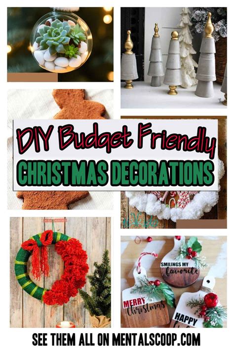 Diy Budget Friendly Christmas Decorations Mental Scoop