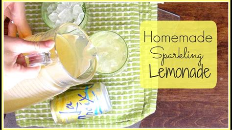 Homemade Sparkling Lemonade Recipe W Lacroix Youtube