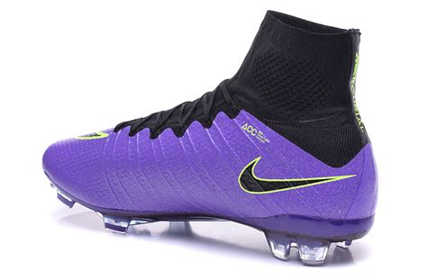 Browse through our new specialty football cleat collections: Nike Mercurial Superfly FG Intense Heat Purple Green ...