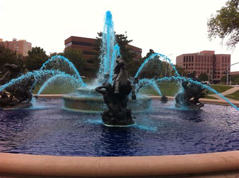 Maybe you would like to learn more about one of these? Kansas City Plaza fountain go Royals...Taking the crown ...