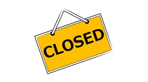 Closed Sign Png Clipart Png All