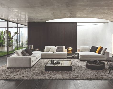 Modern Italian Design Sectional Sofa Baci Living Room
