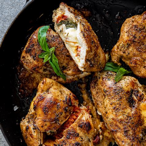 It has a lovely mild 2. Caprese stuffed chicken breasts - Simply Delicious