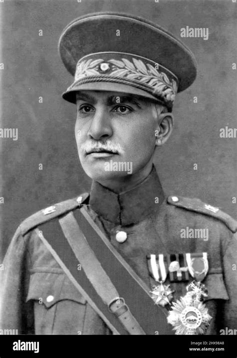 Shah Iran Reza Pahlavi Portrait Black And White Stock Photos And Images
