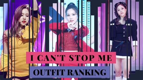 Twice Mina I Cant Stop Me Outfit Ranking Youtube