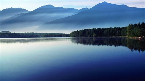 Morning Calm Lake Nature Scenery Hd Wallpaper Preview