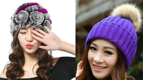 Beautiful And Stylish Winter Cap For Girls Stylish Trendy Cap Design For